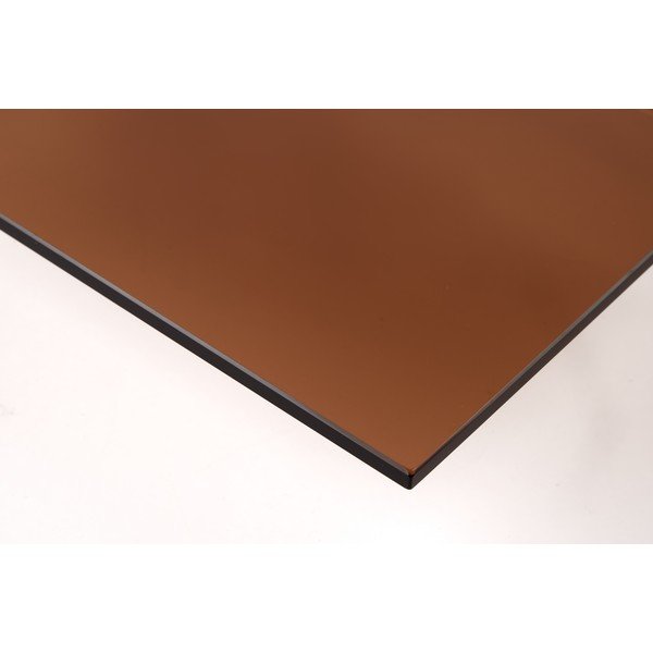 Hnědý ocelový kulatý konferenční stolek ø 45 cm Dunsley – Actona-image-3