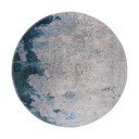 Modro-šedý pratelný kulatý koberec ø 120 cm – Vitaus