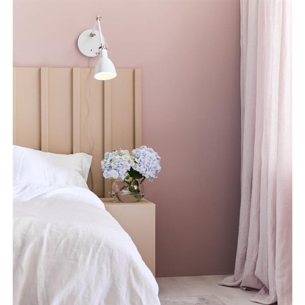 Bílá nástěnná lampa Markslöjd House, délka ramene 84,5 cm-image-2