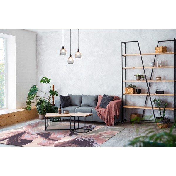 Růžový vlněný koberec 200x300 cm Anyl – Agnella-image-1