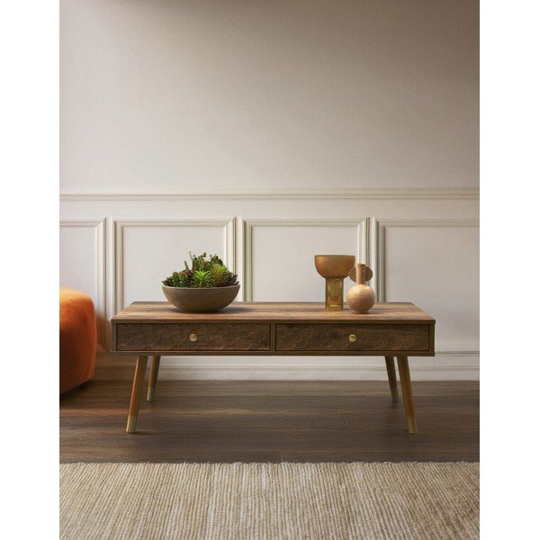 Konferenční stolek v tmavě přírodní barvě 59x110 cm Frida – Premier Housewares-image-4