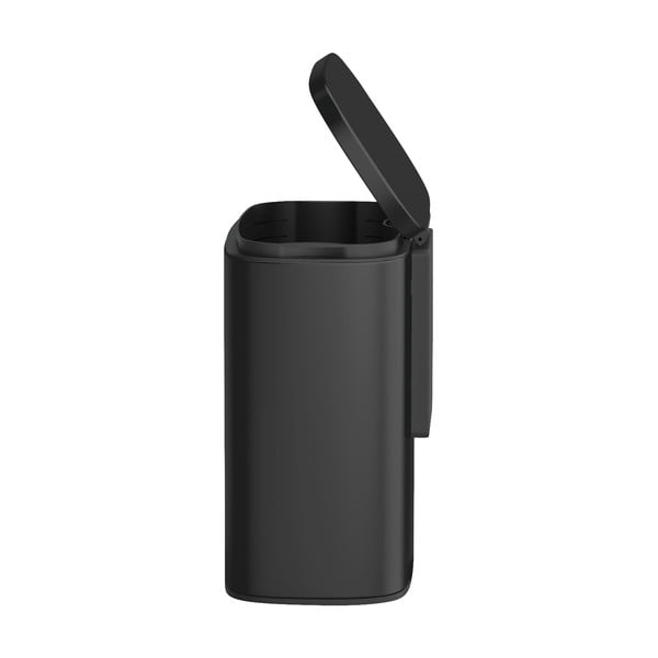 Černý odpadkový koš z nerezové oceli Wenko Sare-image-2