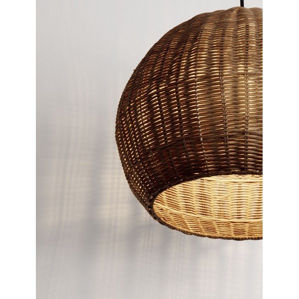 Ratanové závěsné svítidlo v přírodní barvě ø 39 cm Rielo – Nova Luce-image-1