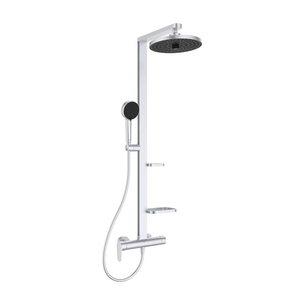 Kovový sprchový set v matně stříbrné barvě 111 cm ALU+ – Ideal Standard