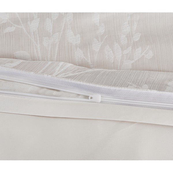 Béžové povlečení na jednolůžko z žakáru 140x200 cm Boston – My House-image-3