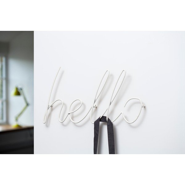 Bílý věšák Hello Coat-image-1