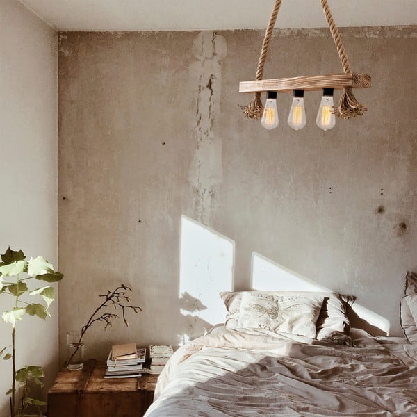 Závěsné svítidlo v přírodní barvě Erebos – Opviq lights-image-1