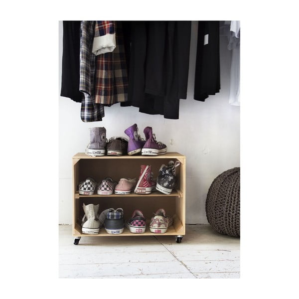 Dřevěný botník z borovicového dřeva Really Nice Things Shoe-image-1