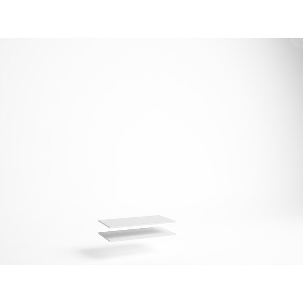 Bílá náhradní police do skříně 2 ks Brisa - Marckeric-image-1