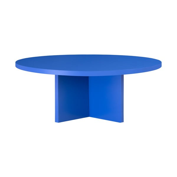 Modrý kulatý konferenční stolek ø 100 cm Pausa – Really Nice Things-image-4