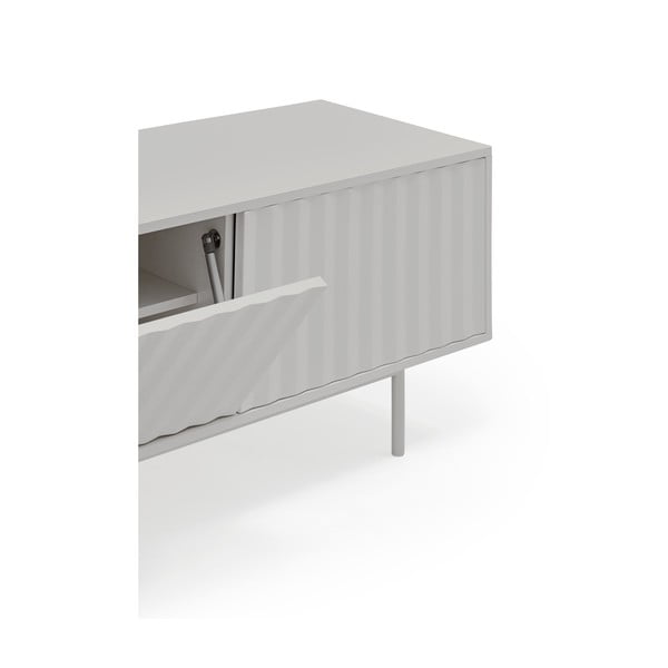 Šedý TV stolek 180x52 cm Sierra – Teulat-image-4