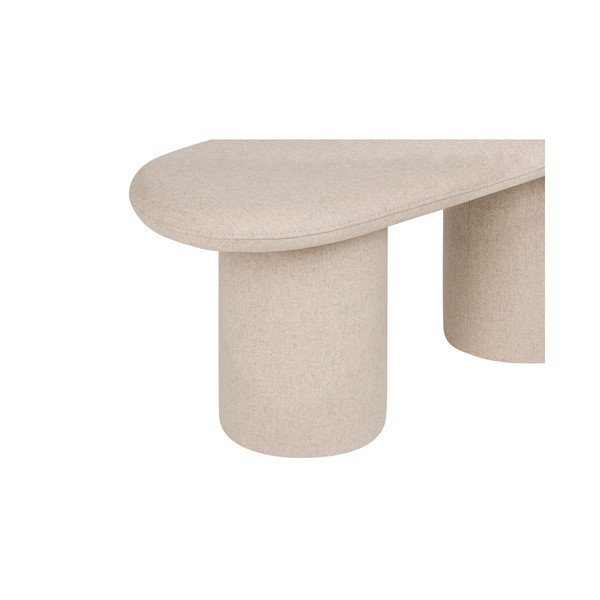 Béžová vlněná polstrovaná lavice Rull – noo.ma-image-2