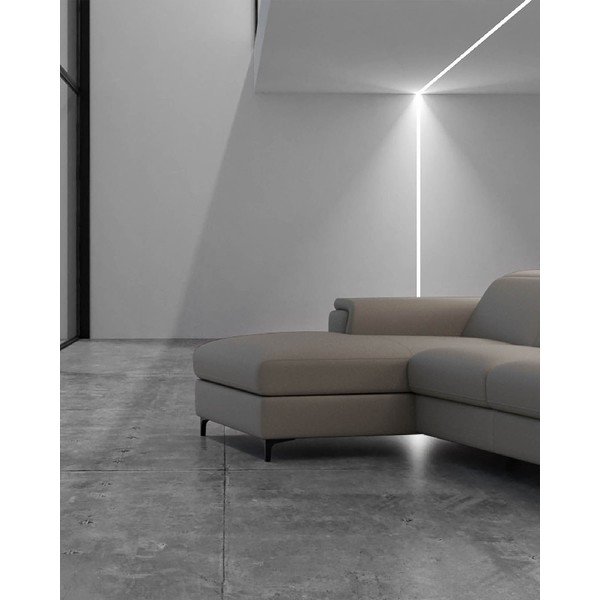 Světle hnědá kožená rohová pohovka (levý roh) Brito – MESONICA-image-3