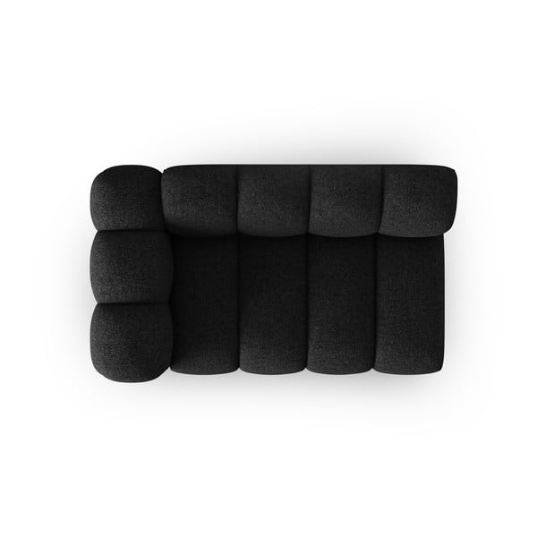Černoantracitový modul pohovky (levý roh) Lupine – Micadoni Home-image-2