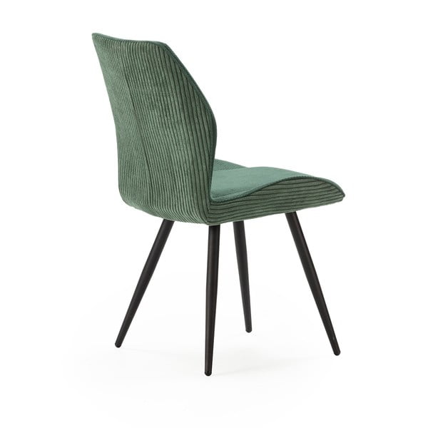 Zelené manšestrové jídelní židle v sadě 2 ks Adaya – Marckeric-image-4