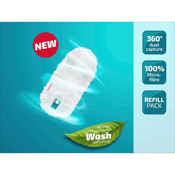 Náhradní návleky na prachovku v sadě 2 ks Superduster – LEIFHEIT-image-1