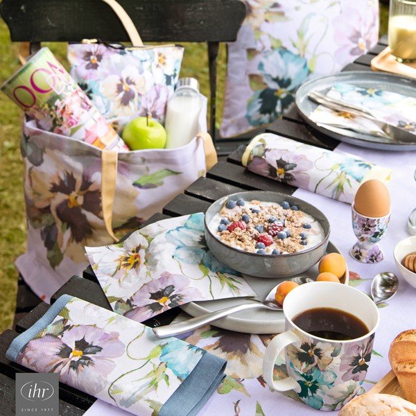 Běhoun na stůl z bio bavlny 150x45 cm Martha - IHR-image-1