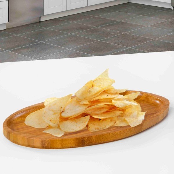 Bambusový servírovací podnos Bambum Santos, délka 26 cm-image-1