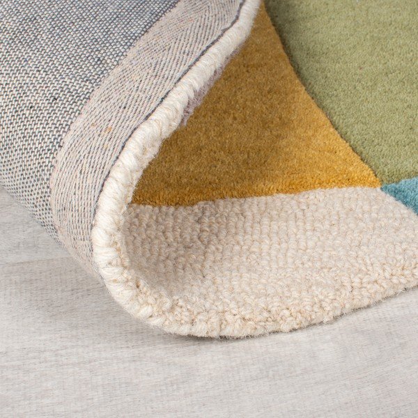 Ručně tkaný vlněný kulatý koberec ø 160 cm Glow Multi – Flair Rugs-image-3