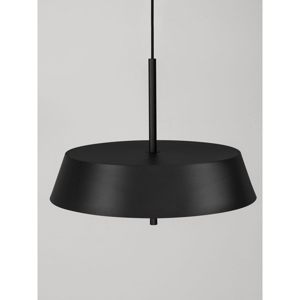 Matně černé hliníkové LED stmívatelné závěsné svítidlo ø 45 cm Velio – Nova Luce-image-4