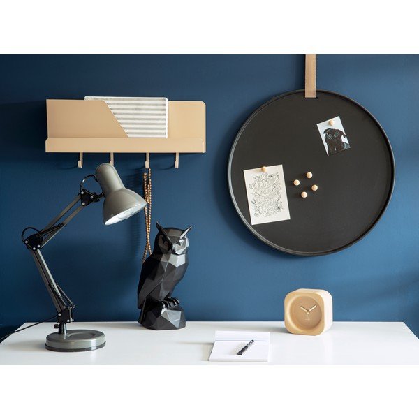 Pískově hnědý kovový nástěnný organizér s háčky Leitmotiv Perky, délka 46 cm-image-1