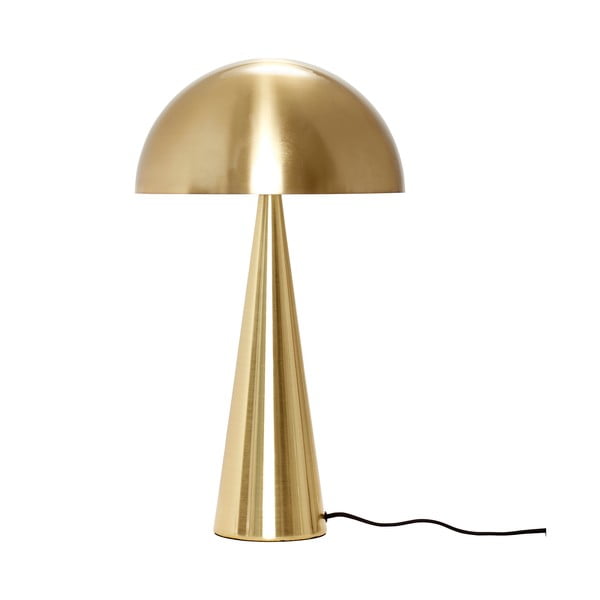 Železná stolní lampa ve zlaté barvě Hübsch Guro