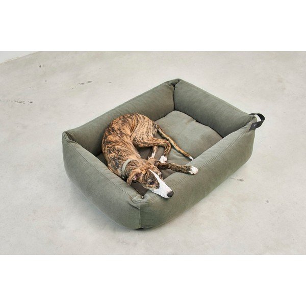 Šalvějově zelený pelíšek pro psa 120x93 cm Comodo Sage L – MiaCara-image-1