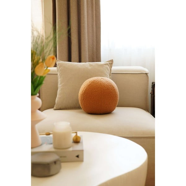 Dekorační polštář z materiálu bouclé ø 20 cm Top – Mioli Decor-image-3