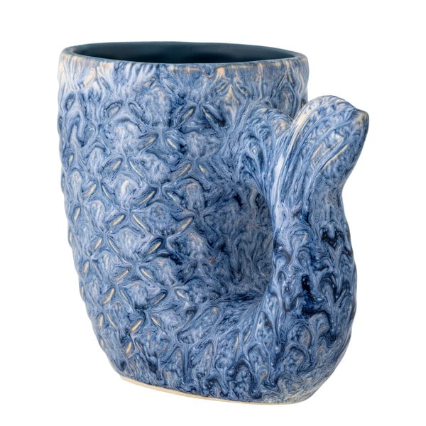 Modrá váza z kameniny (výška 12 cm) Ariella – Bloomingville-image-3