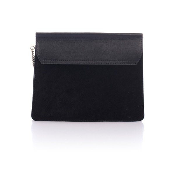 Černá kožená kabelka Markese Staia-image-1