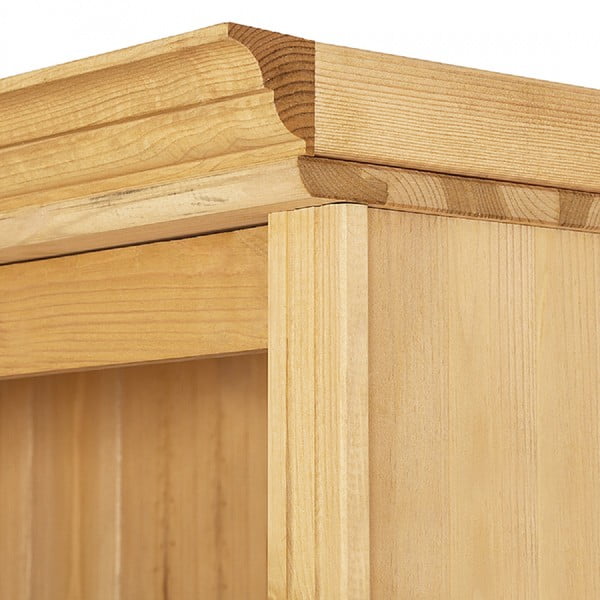 Knihovna z borovicového dřeva v přírodní barvě 74x223x37 cm Anita – Støraa-image-4