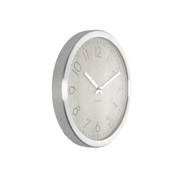 Bílé hodiny Present Time Wood Charm XL-image-1