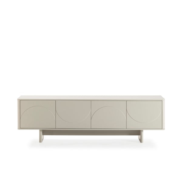 Krémový TV stolek 180x55x40 cm Solei – MOME
