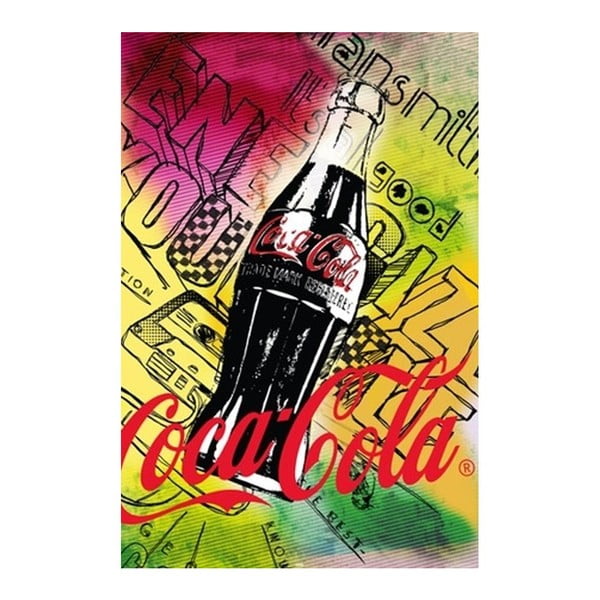 Plakát Coca Cola Colors, 61x91 cm