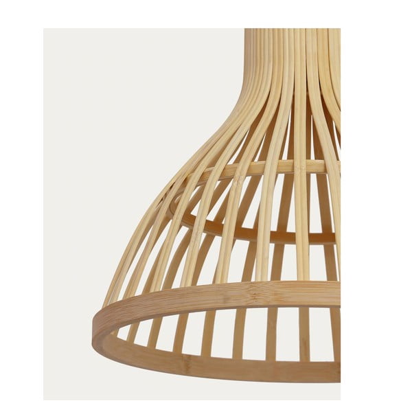 Bambusové stínidlo v přírodní barvě ø 30 cm Nathaya – Kave Home-image-3