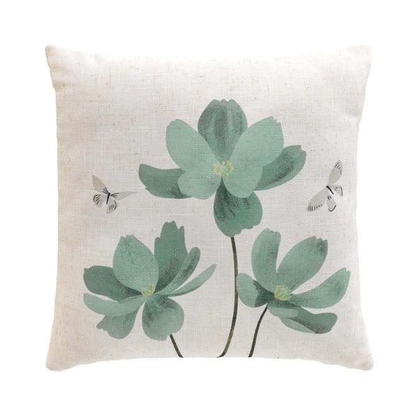 Dekorační polštář s příměsí lnu 45x45 cm Palmiflore – douceur d'intérieur
