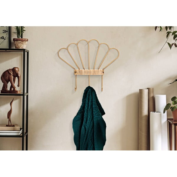 Kovový nástěnný věšák v přírodní barvě Panama – Mauro Ferretti-image-1