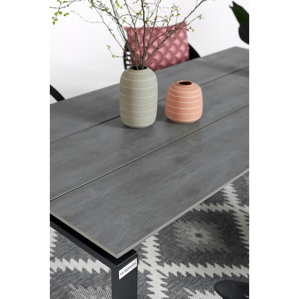 Zahradní jídelní set pro 6 osob s černou židlí Joanna a stolem Strong, 210 x 100 cm-image-1