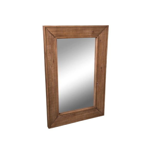 Zrcadlo s dřevěným rámem Antic Line Miroir, 97,5 x 65 cm