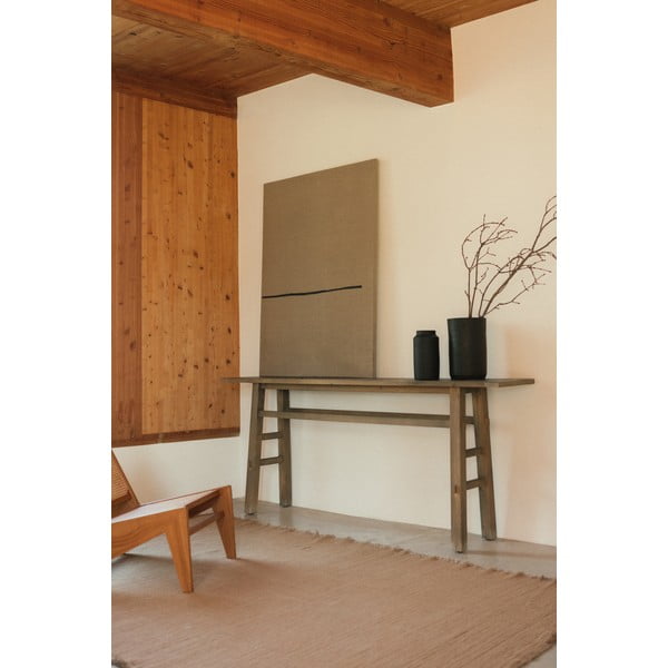 Okrově žlutý ručně tkaný bavlněný koberec 140x200 cm Handloom – Lorena Canals-image-1