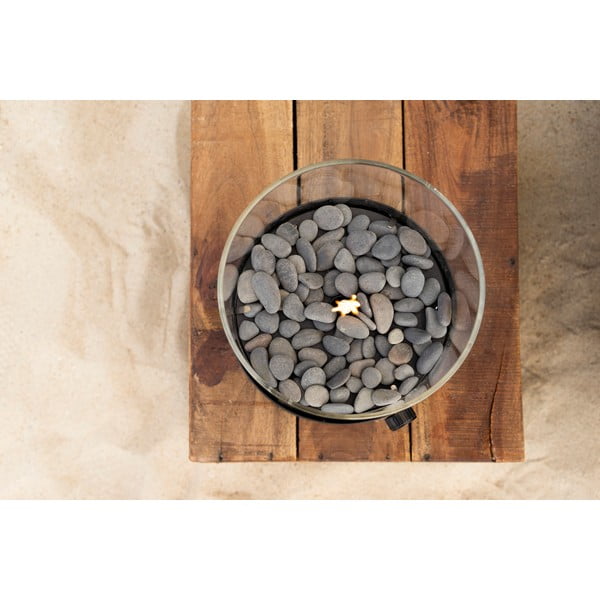 Větší černá plynová lampa Cosi Original, výška 30,5 cm-image-2