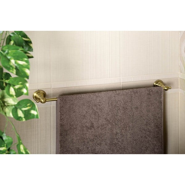 Mosazný držák na ručníky Sapho Diamond, šířka 60 cm-image-1