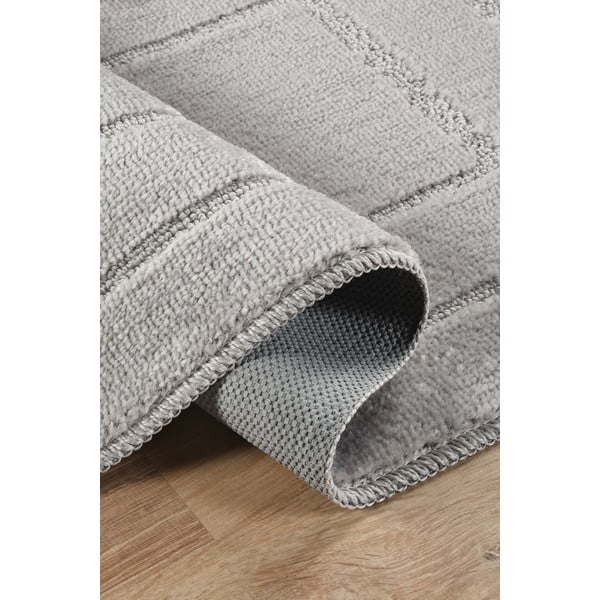 Světle šedé koupelnové předložky v sadě 2 ks 50x80 cm Cerceve – Foutastic-image-2