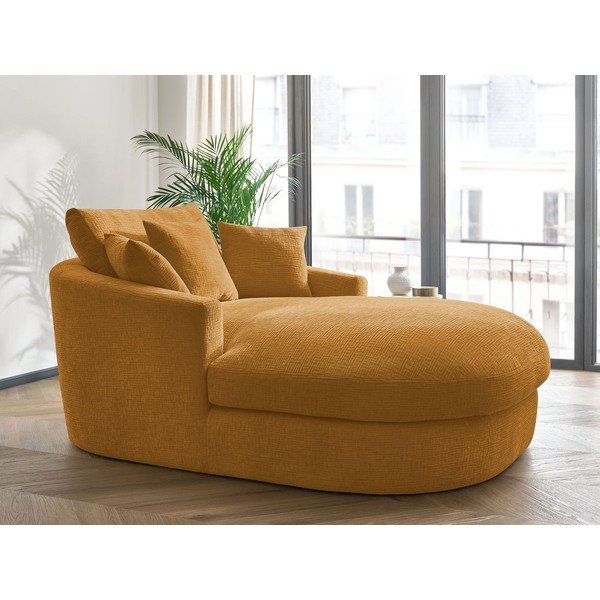 Žluté žinylkové křeslo Belem – Bobochic Paris-image-1