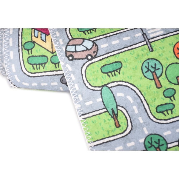 Zelený dětský koberec 80x150 cm Green Neighborhood – Vitaus-image-2