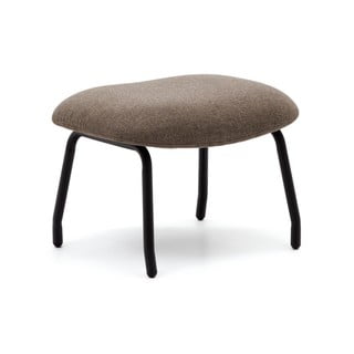 Hnědý taburet Belina – Kave Home