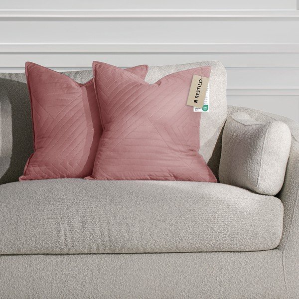 Povlaky na polštáře v sadě 2 ks z mikrovlákna 45x45 cm Softa – Restilo-image-1