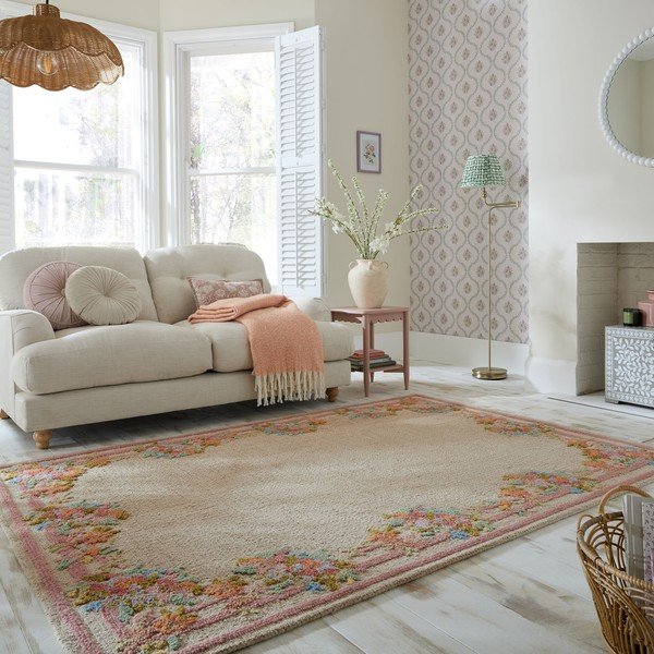 Ručně tkaný vlněný koberec 160x230 cm Elise Floral  – Flair Rugs-image-1