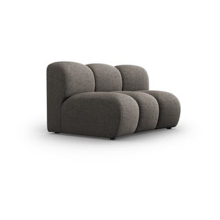 Tmavě šedý modul pohovky (středový díl) Lupine – Micadoni Home