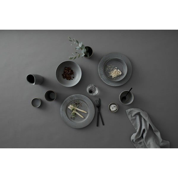 Šedá keramická konvička na mléko 500 ml Grey/Grey – Bitz-image-1